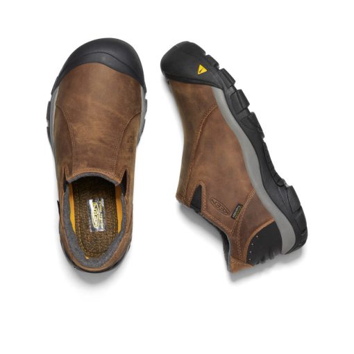 Men's Brixen Waterproof Low  |  Slate Black/Madder Brown - Image 4