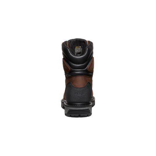 Men's Camden 8 Waterproof Boot (Carbon Toe)  |  Leather Brown/Black - Image 5