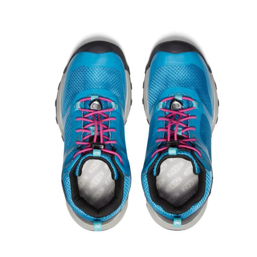 Big Kids' Wanduro Waterproof Boot  |  Fjord Blue/Fuchsia Purple - Image 4