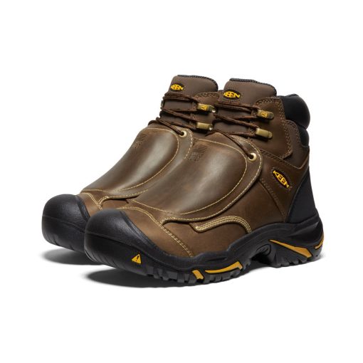 Men's Mt Vernon 6 MET Waterproof Boot (Steel Toe)  |  Cascade Brown - Image 2