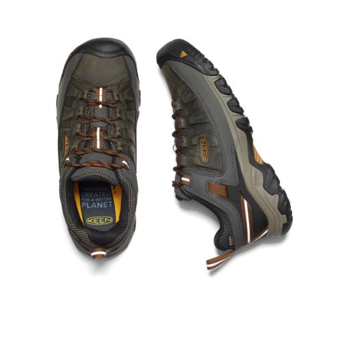 Men's Targhee III Waterproof  |  Black Olive/Golden Brown - Image 4