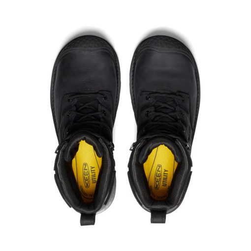 Men's Camden 6 Waterproof Boot (Carbon Toe)  |  Black/Black - Image 4