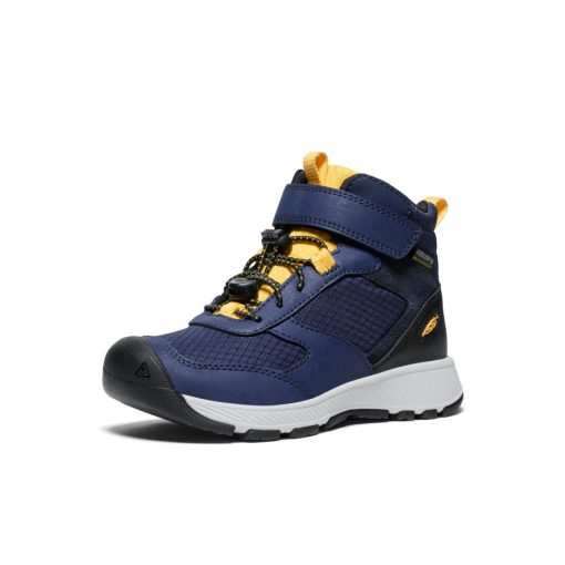 Little Kids' Skua Waterproof Boot  |  Naval Academy/Yolk Yellow - Image 3