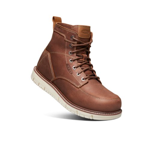 Men's San Jose 6 Boot (Soft Toe)  |  Gingerbread/Off White - Image 3