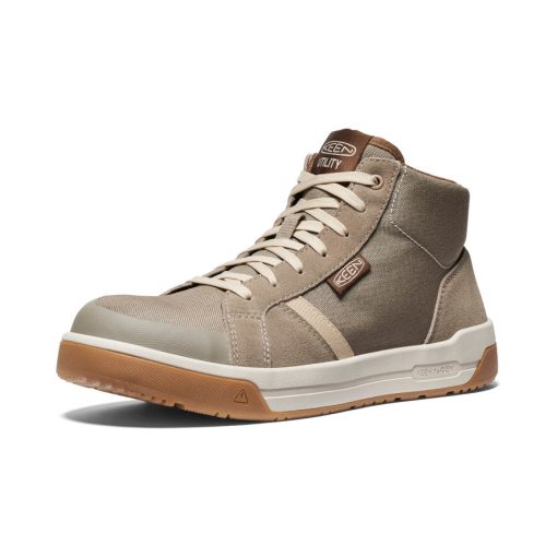 Men's Kenton Mid Work Shoe (Carbon Toe)  |  Brindle/Gum - Image 3