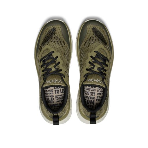 Men's WK400 Walking Shoe  |  Martini Olive/Black - Image 4