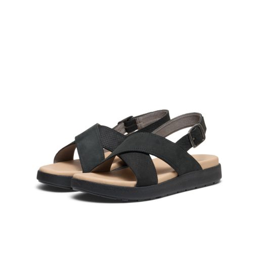 Women's Elle Luxe Backstrap Sandal  |  Black/Black - Image 3