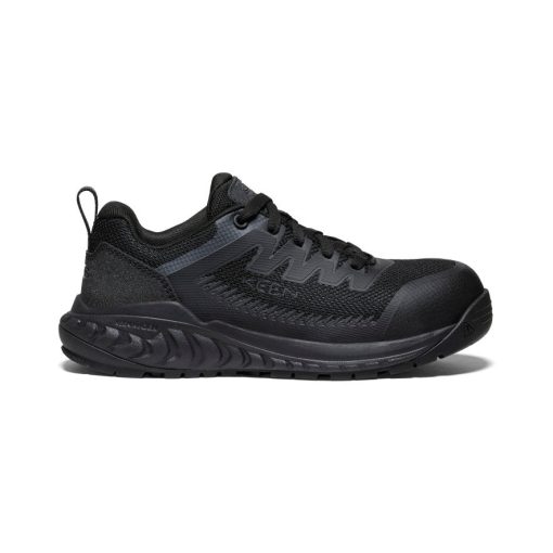 Women's Arvada Work Sneaker (Carbon Toe)  |  Black/Black
