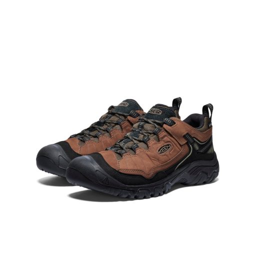 Men's Targhee IV Waterproof Hiking Shoe  |  Bison/Black - Image 2