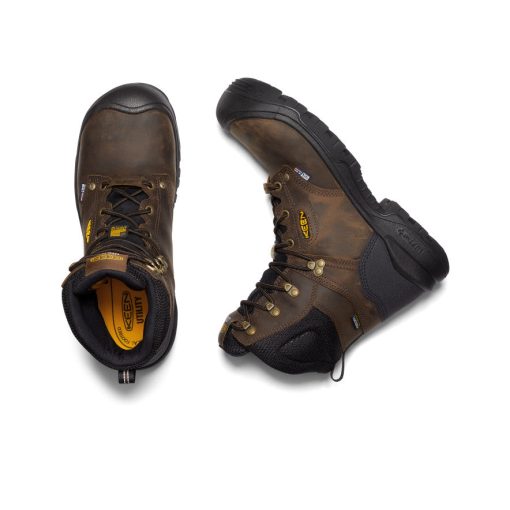 Men's Independence 8 Waterproof Boot (Carbon Toe)  |  Dark Earth/Black - Image 4