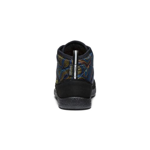 Big Kids' Howser II Waterproof Chukka  |  Black/Reef Waters - Image 5