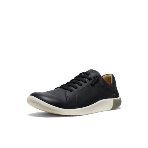 Men's KNX Leather Sneaker  |  Black/Star White - Image 3