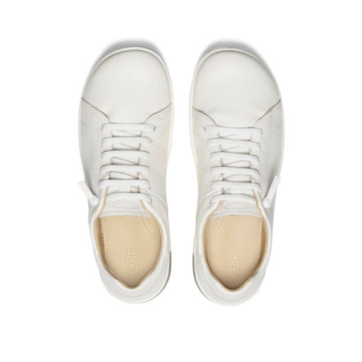 Women's KNX Leather Sneaker  |  Star White/Star White - Image 4