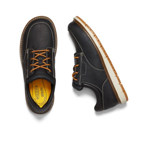 Men's San Jose Oxford (Aluminum Toe)  |  Black/Off White - Image 4