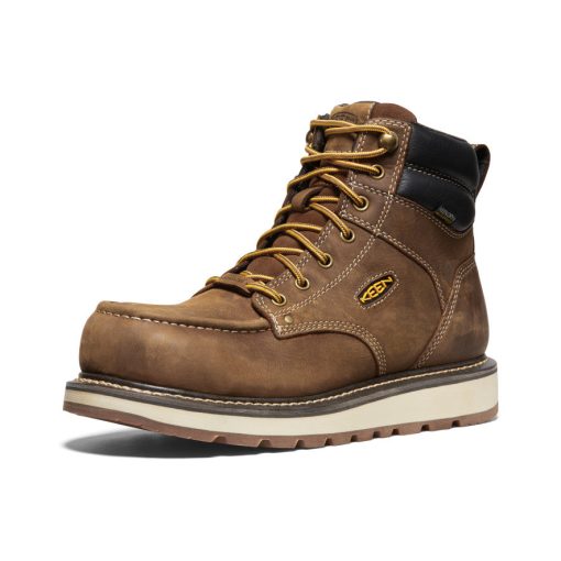Men's Cincinnati 6 Waterproof Boot (Carbon Toe)  |  Belgian/Sandshell - Image 3