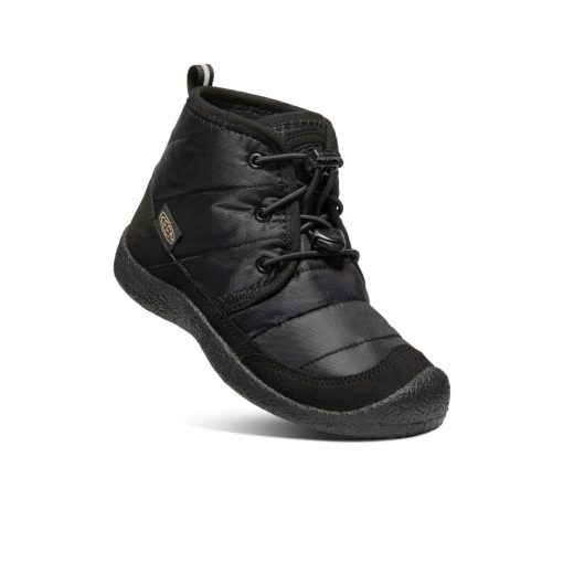 Big Kids' Howser II Waterproof Chukka  |  Black/Black - Image 3