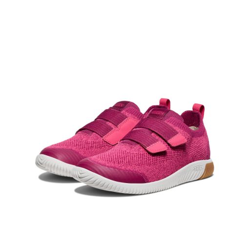 Big Kids' KNX Knit Double Strap  |  Beaujolais/Raspberry - Image 2