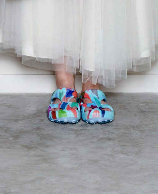 Women's Shanti Arts Clog x ARTPARA FUKAGAWA  |  Shiosai - Image 9