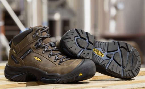 Men's Braddock AL Waterproof Mid (Steel Toe)  |  Bison/Ensign Blue - Image 5