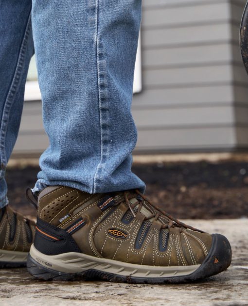 Men's Flint II Waterproof Mid (Soft Toe)  |  Steel Grey/Tortoise Shell - Image 8