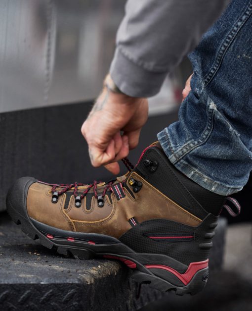Men's Pittsburgh 6 Waterproof Boot (Steel Toe)  |  Bison - Image 7