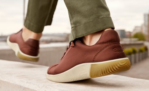 Men's KNX Leather Sneaker  |  Tortoise Shell/Plaza Taupe - Image 7