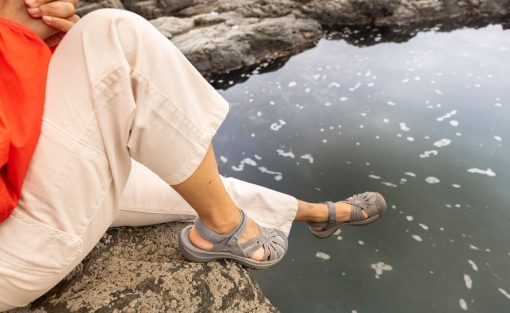 Women's Rose Sandal  |  Brindle/Shitake - Image 7