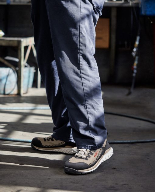 Men's Arvada Work Sneaker (Carbon Toe)  |  Black/Curry - Image 8