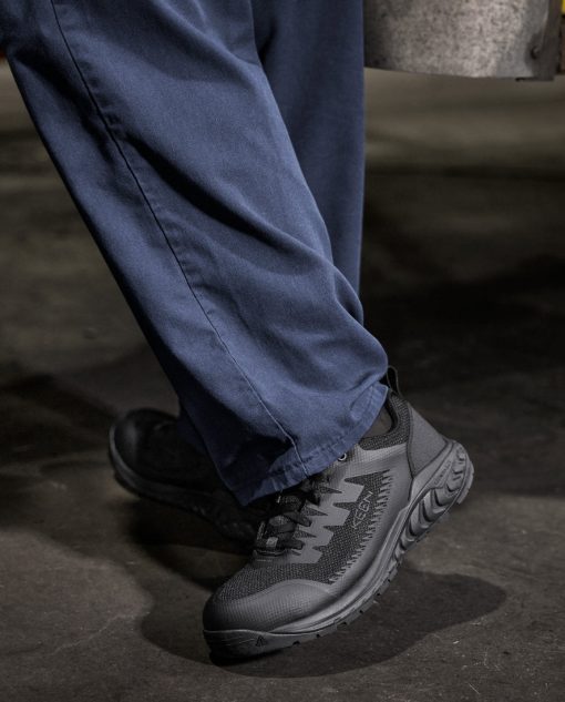Men's Arvada ESD Work Sneaker (Carbon Toe)  |  Black/Black - Image 8