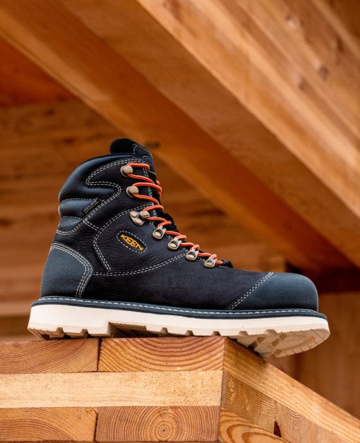 Men's Cincinnati+ 6 Waterproof 90° Heel Boot (Carbon Toe)  |  Black/Sandshell - Image 9