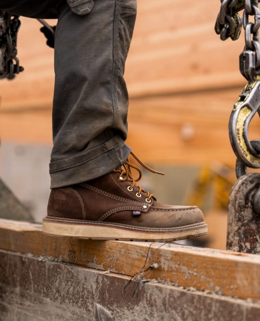 Men's Liberty 6 Waterproof Boot (Carbon Toe)  |  Chestnut/Gum - Image 9