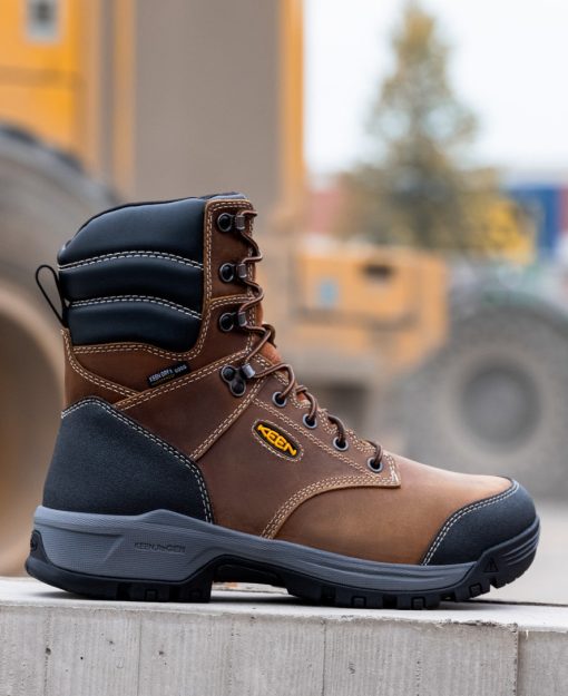 Men's Evanston 8 Insulated Waterproof Boot (Soft Toe)  |  Bison/Black - Image 9