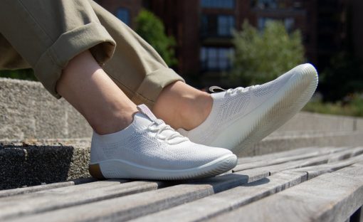 Women's KNX Knit Sneaker  |  Star White/Moonlite Mauve - Image 7