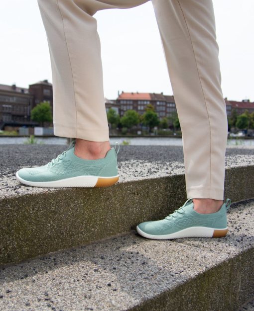 Women's KNX Knit Sneaker  |  Granite Green/Lichen - Image 8