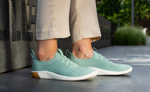 Women's KNX Knit Sneaker  |  Granite Green/Lichen - Image 7