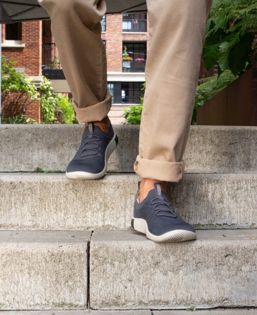 Men's KNX Knit Sneaker  |  Black/Magnet - Image 9
