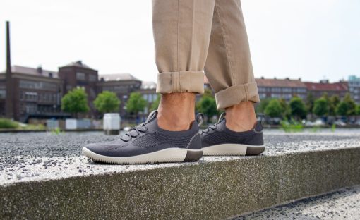 Men's KNX Knit Sneaker  |  Black/Magnet - Image 7