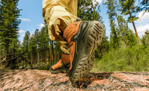 Men's Targhee IV Waterproof Hiking Boot  |  Sea Turtle/Roasted Pecan - Image 7