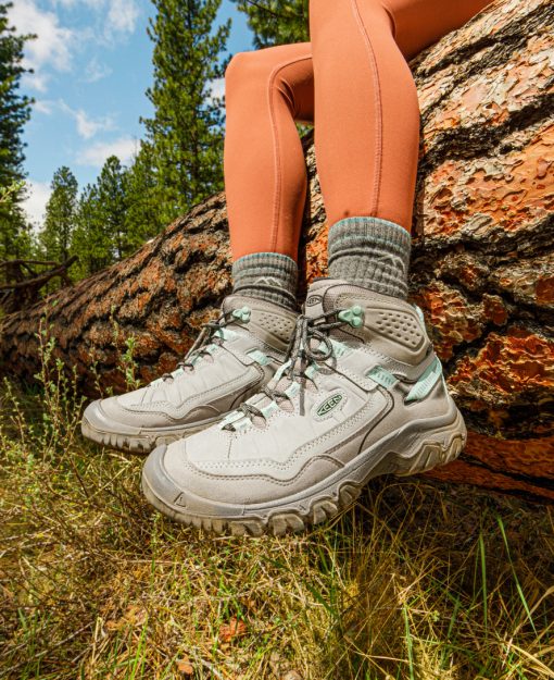 Women's Targhee IV Waterproof Hiking Boot  |  Alloy/Granite Green - Image 8