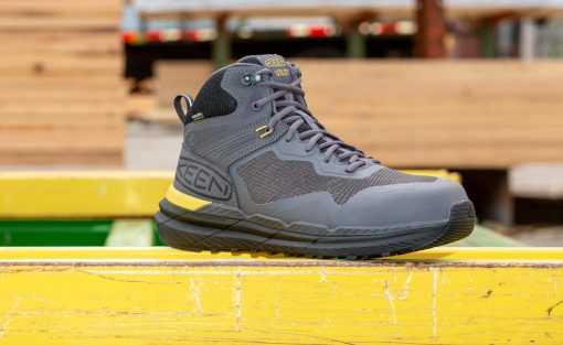 Men's Synchro Waterproof Work Boot (Carbon Toe)  |  Magnet/Black - Image 7