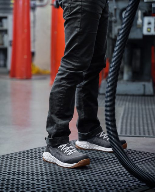 Men's Arvada Shift Work Sneaker (Carbon Toe)  |  Steel Grey/Gum - Image 8