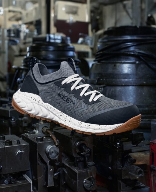 Men's Arvada Shift Work Sneaker (Carbon Toe)  |  Steel Grey/Gum - Image 9