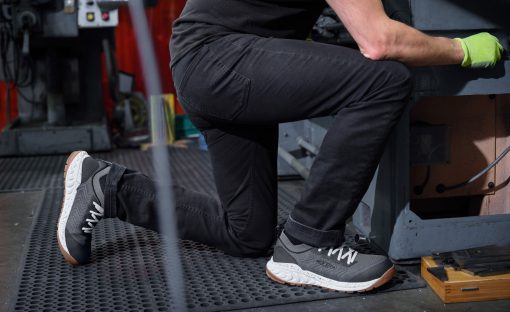 Men's Arvada Shift Work Sneaker (Carbon Toe)  |  Black/Black - Image 7