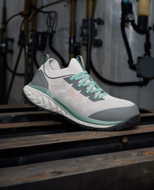 Women's Arvada Shift Work Sneaker (Carbon Toe)  |  Steel Grey/Granite Green - Image 9