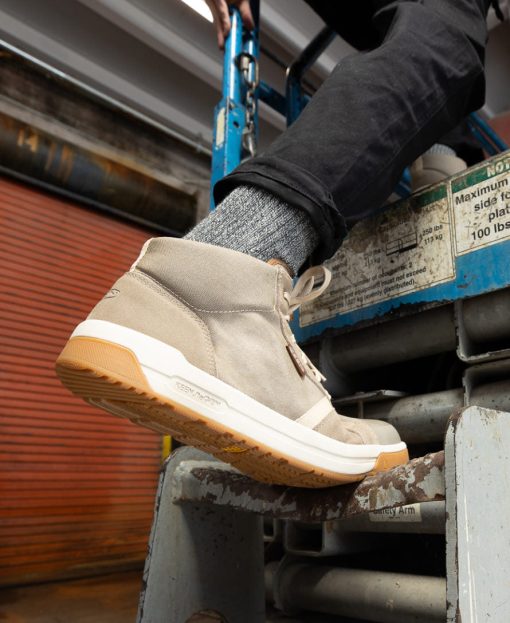 Men's Kenton Mid Work Shoe (Carbon Toe)  |  Brindle/Gum - Image 9