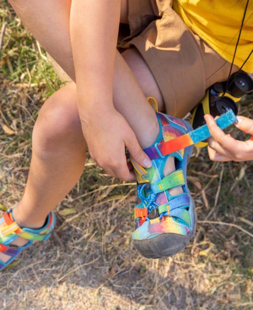 Little Kids' Seacamp II CNX  |  Vivid Blue/Original Tie Dye - Image 9