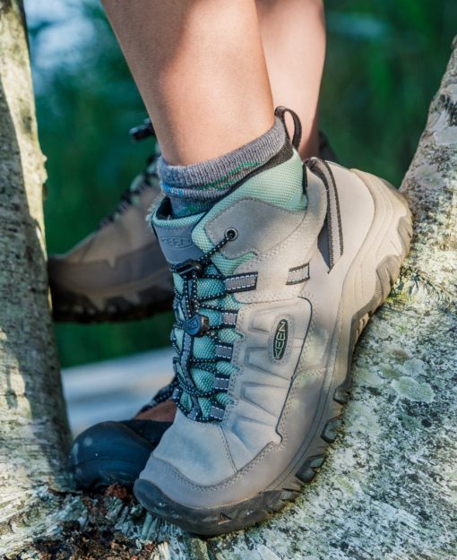 Little Kids' Targhee IV Waterproof Hiking Boot  |  Legion Blue/Antique Moss - Image 9