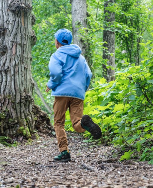 Big Kids' Wanduro Waterproof Shoe  |  Vintage Indigo/Scarlet Ibis - Image 9