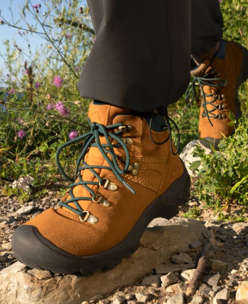 Women's Pyrenees Waterproof Boot x Leave No Trace  |  KEEN Maple/Marmalade - Image 9