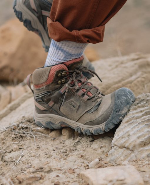 Women's Ridge Flex Waterproof Boot  |  Timberwolf/Brick Dust - Image 7